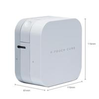 Brother P-touch CUBE P300BT Labelmaker Geschikt voor labels: TZe 3.5 mm, 6 mm, 9 mm, 12 mm - thumbnail