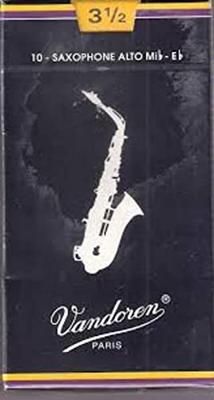 Vandoren Traditional rieten voor alt-saxofoon 3.5, 10 stuks Vandoren Traditional rieten voor alt-saxofoon 3.5, 10 stuks