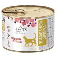 4VETS Natural Urinary No Struvit Cat - nat kattenvoer - 185 g - thumbnail