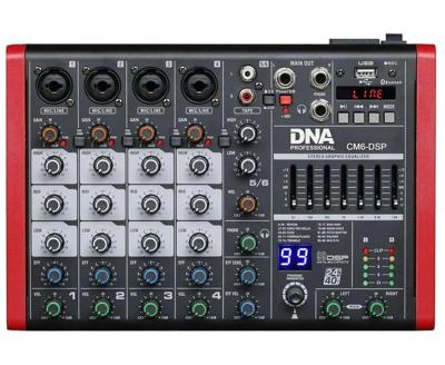 DNA CM6-DSP - USB-audiomixer met MP3-speler
