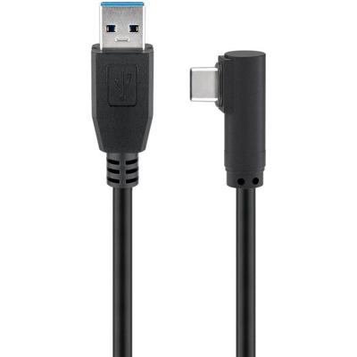 Goobay USB 3.2 GEN 1 (USB3.0) Aansluitkabel - USB-C naar USB-A - 5Gbit/s - USB adapter - OTG kabel - USB-C naar USB-A aansluitkabel - 2m - 90° - 5Gbit/s - GEN 1 - zwart Goobay USB 3.2 GEN 1 (USB3.0) Aansluitkabel - USB-C naar USB-A - 5Gbit/s - USB adapter - OTG kabel - USB-C naar USB-A aansluitkabel - 2m - 90° - 5Gbit/s - GEN 1 - zwart