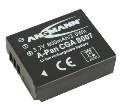Ansmann A-Pan CGA S007 Camera-accu Vervangt originele accu CGA-S007E, CGA-S007 3.7 V 800 mAh