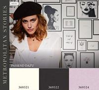 Livingwalls Metropolitan Stories zwart behang | 369181 - thumbnail