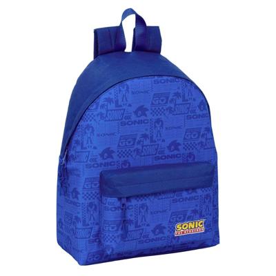 Schoolrugzak Sonic Blauw 33 x 42 x 15 cm
