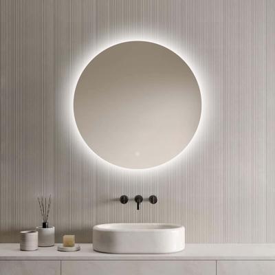 Loxa - Ronde Badkamerspiegel Lena met Led 70cm - Dimbaar - Condensvrij vlak - Duurzame kwaliteit - Eenvoudige installatie