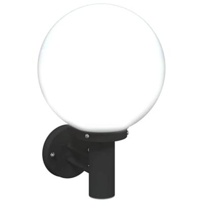 VidaXL Buiten wandlamp 2 pcs zwart 28 x 25 x 38 cm