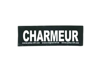 Julius-K9 tekstlabel Charmeur 11 x 3 cm Julius-K9 tekstlabel Charmeur 11 x 3 cm