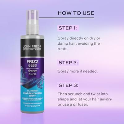 John Frieda Dream Curls Oil Infused Revitalising Spray John Frieda Dream Curls Oil Infused Revitalising Spray