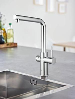 Grohe Red 3-in-1 kokend water kraan met L-uitloop en combi boiler chroom