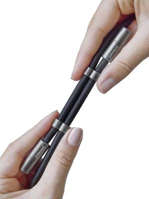 Intenso USB-C-kabel USB 2.0 USB-C stekker, USB-C stekker 1.65 m Black Telefoonkoord 7991000 - thumbnail