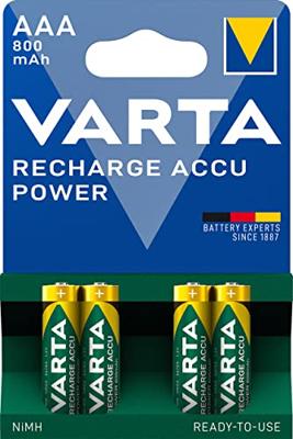 Varta oplaadbare accu Ready2Use AAA 800mAh 4-pack 4er Pack Chrom/Grün