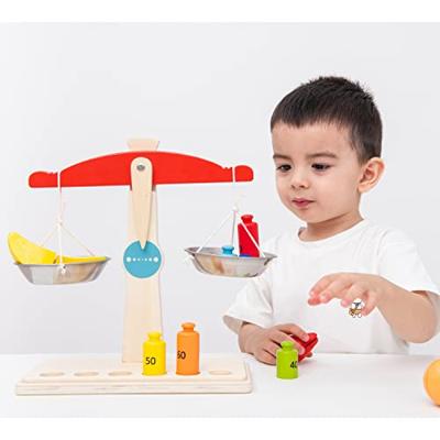 New Classic Toys houten weegschaal - thumbnail