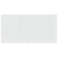 VidaXL Kantgordijn met gordijnen bloemen wit 300 x 900 cm polyester - thumbnail