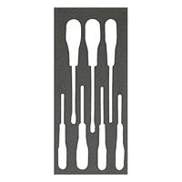 Bahco Foaminlay Fit&Go 1/3 met schroevendraaiers | ERGO | gleuf en Phillips - 7-delig - FF1E1002 - thumbnail