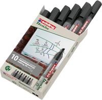 Whiteboardmarker edding 29 EcoLine schuin 1-5mm zwart | 10 stuks - thumbnail