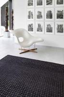 Louis de Poortere - Rond vloerkleed Trammel Structures 9247 Oppian Black - 240 rond - thumbnail