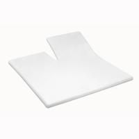 Cinderella Topdek hoeslaken tot 15cm bi-inkeping enkel stretch molton180x200/210 white - thumbnail