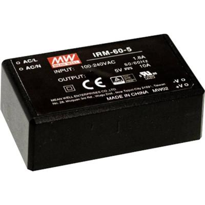MEAN WELL IRM-60-5 AC/DC-printnetvoeding 50 W