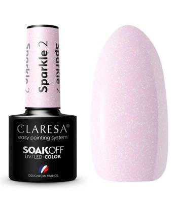 Claresa uv/led gellak 5ml sparkle 2 Claresa uv/led gellak 5ml sparkle 2