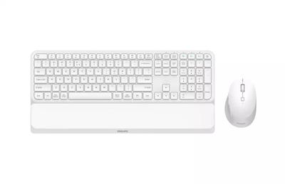 Muis en toetsenbord Philips SPT6607W/16 Wit QWERTY Muis en toetsenbord Philips SPT6607W/16 Wit QWERTY