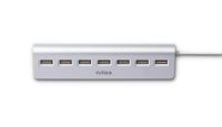 Hub USB Nilox NXHU7ALU2 Grijs - thumbnail