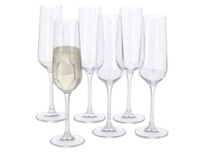 SILVERCREST Glazenset 6-delig (Champagneglazen) SILVERCREST Glazenset 6-delig (Champagneglazen)