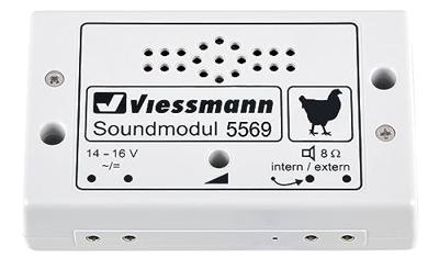 Viessmann Modelltechnik 5569 Geluidsmodule Kippenboerderij Kant-en-klare module