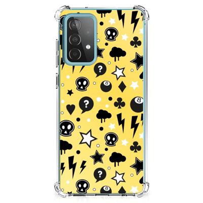Extreme Case Samsung Galaxy A52 4G/5G Punk Geel Extreme Case Samsung Galaxy A52 4G/5G Punk Geel