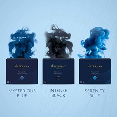 Waterman inktpatronen Standard blauw Florida, pak van 8 stuks