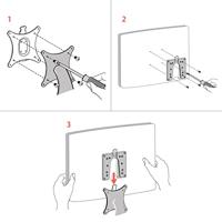 Ergotron LCD-snelsluiting Geschikt voor serie: Universeel Zwart - thumbnail