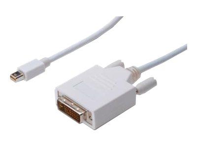 Digitus AK-340305-020-W DisplayPort-kabel Mini-displayport / DVI Adapterkabel Mini DisplayPort-stekker, DVI-D 24+1-polige stekker 2.00 m Wit Schroefbaar Digitus AK-340305-020-W DisplayPort-kabel Mini-displayport / DVI Adapterkabel Mini DisplayPort-stekker, DVI-D 24+1-polige stekker 2.00 m Wit Schroefbaar