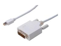Digitus AK-340305-020-W DisplayPort-kabel Mini-displayport / DVI Adapterkabel Mini DisplayPort-stekker, DVI-D 24+1-polige stekker 2.00 m Wit Schroefbaar - thumbnail