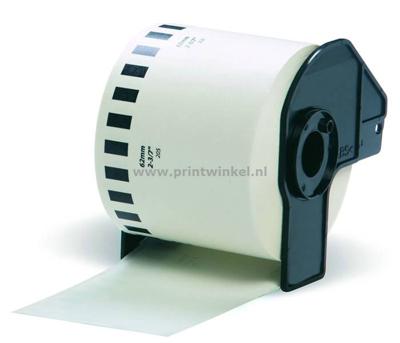 Brother Thermal Tape doorlopend 62mm wit - thumbnail