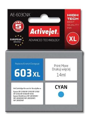 Activejet AE-603CNX inkt (vervanging Epson 603XL T03A24; Supreme; 14 ml; blauw)