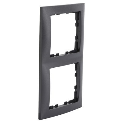 Berker S1 Afdekraam | 2-voudig | Antraciet - 66.046.22