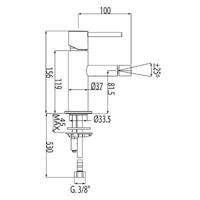 Tres Max Bidetmengkraan Chroom 06212001 - thumbnail