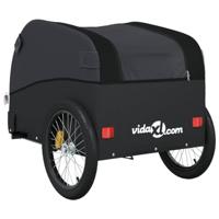 Fietstrailer 45 kg ijzer zwart - thumbnail