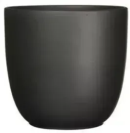Bloempot Pot rond es/9 tusca 9 x 10 cm zwart mat Mica - Mica decorations Bloempot Pot rond es/9 tusca 9 x 10 cm zwart mat Mica - Mica decorations