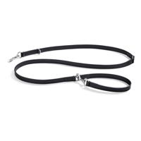 MiaCara MiaCara Bergamo Dog Leash Black Leather - thumbnail