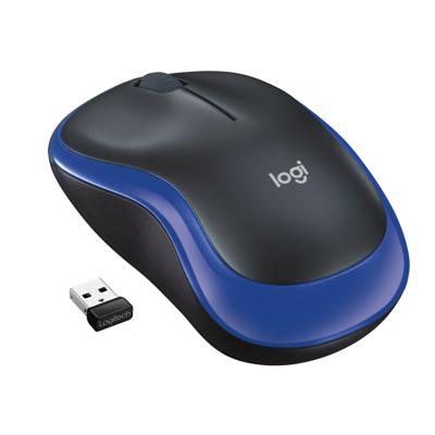Logitech M185 Muis Radiografisch Optisch Blauw 3 Toetsen 1000 dpi