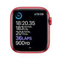 Apple Watch Series 6 OLED 40 mm Digitaal 324 x 394 Pixels Touchscreen Rood Wifi GPS - thumbnail