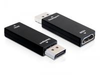 Delock 65258 DisplayPort / HDMI Adapter [1x DisplayPort stekker - 1x HDMI-bus] Zwart - thumbnail