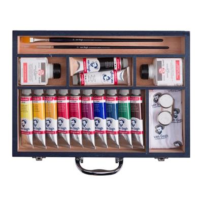 Van Gogh • acrylverf startersbox xl 12 x 40ml + accessoires
