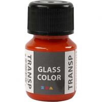 Creativ Company Glass color transparent, oranje, 30 ml/ 1 fles - thumbnail