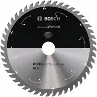 Bosch Accessories 2608837726 2608837726 Hardmetaal-cirkelzaagblad 216 x 30 mm Aantal tanden: 48 1 stuk(s) - thumbnail