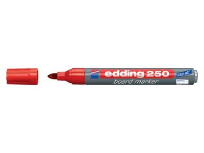 Whiteboardmarker edding 250 rond 1.5-3mm rood