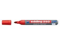 Whiteboardmarker edding 250 rond 1.5-3mm rood - thumbnail