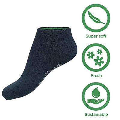 3-paar sneaker sokken DANI - Unisex - Bamboe enkelsokken voor dames en heren