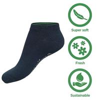 3-paar sneaker sokken DANI - Unisex - Bamboe enkelsokken voor dames en heren - thumbnail