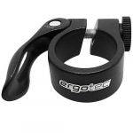 Zadelpenklem Ergotec SCQ-0100 ø34,9 mm aluminium met snelspanner - zwart - thumbnail